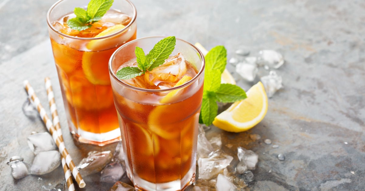 Two Glasses of Nestea Bubuk Lemon Tea