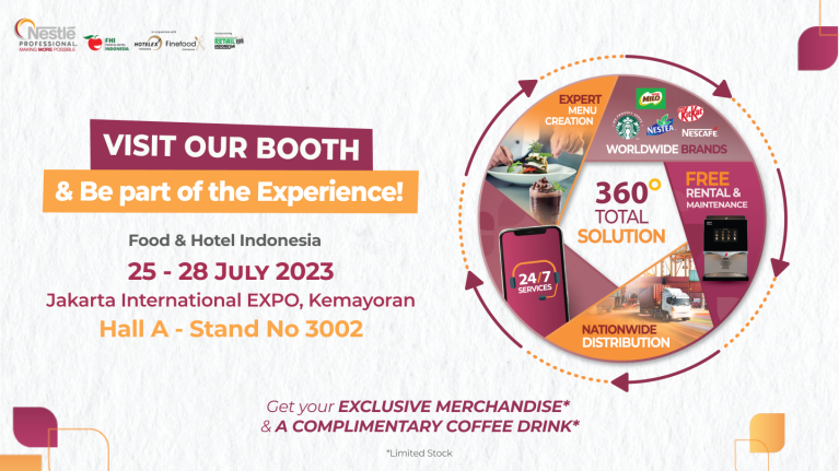 Nestle Professional Mencuri Perhatian di Food Hotel Indonesia