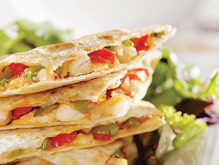 Chili and Chicken Quesadillas